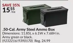 Princess Auto 50-Cal. Army Steel Ammo Box offer