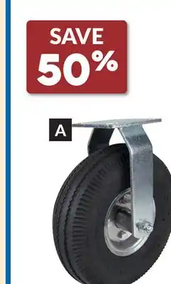 Princess Auto 10 in. Pneumatic Casters offer