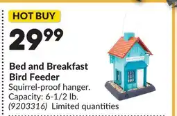 Princess Auto Bed and Breakfast Bird Feeder offer