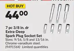 Princess Auto Extra-Deep Spark Plug Socket Set offer