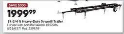 Princess Auto 19-3/4 ftHeavy-Duty Sawmill Trailer offer