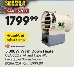 Princess Auto 5,000W Wash Down Heater offer