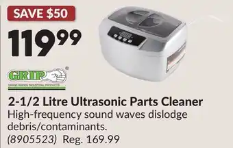 Princess Auto 2-1/2 Litre Ultrasonic Parts Cleaner offer