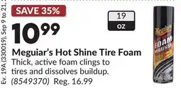 Princess Auto Meguiar's Hot Shine Tire Foam offer