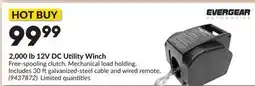 Princess Auto 2,000 lb 12V DC Utility Winch offer