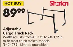 Princess Auto Adjustable Cargo Truck Rack offer