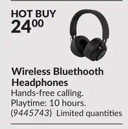 Princess Auto Wireless Bluethooth Headphones offer