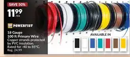 Princess Auto 18 Gauge 100 ft Primary Wire offer