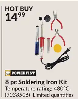 Princess Auto 8 pc Soldering Iron Kit offer