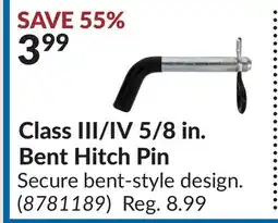 Princess Auto Class III/IV 5/8 in. Bent Hitch Pin offer
