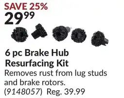 Princess Auto 6 pc Brake Hub Resurfacing Kit offer