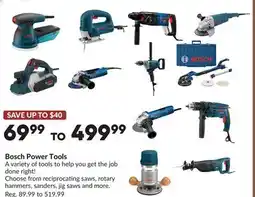 Princess Auto Bosch Power Tools offer