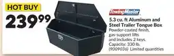 Princess Auto 5.3 cu. ftAluminum and Steel Trailer Tongue Box offer