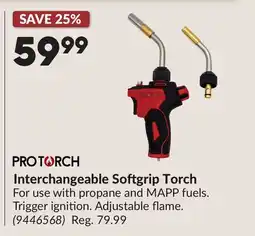 Princess Auto Interchangeable Softgrip Torch offer