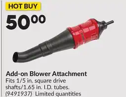 Princess Auto Add-on Blower Attachment offer