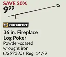 Princess Auto 36 in. Fireplace Log Poker offer
