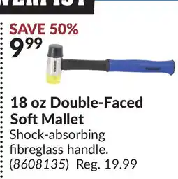 Princess Auto 18 oz Double-Faced Soft Mallet offer