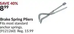 Princess Auto Brake Spring Pliers offer