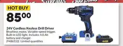 Princess Auto 24V Cordless Keyless Drill Driver offer