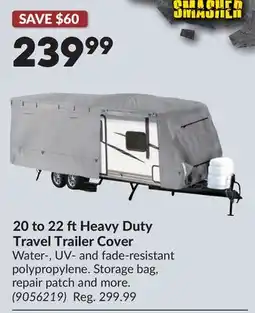 Princess Auto 20 to 22 ftHeavy Duty Travel Trailer Cover offer