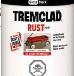 Princess Auto Gloss Black Rust Paints offer