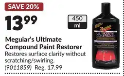 Princess Auto Ultimate Compound Paint Restorer offer