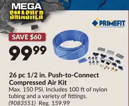 Princess Auto 26 pc 1/2 in. Push-to-Connect Compressed Air Kit offer