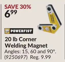 Princess Auto 20 lb Corner Welding Magnet offer