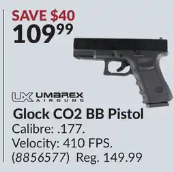 Princess Auto Glock CO2 BB Pistol offer