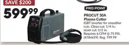 Princess Auto PROCUT 30A Plasma Cutter offer
