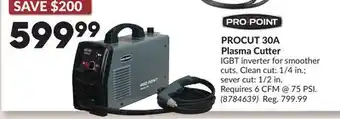 Princess Auto PROCUT 30A Plasma Cutter offer