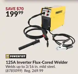 Princess Auto 125A Inverter Flux-Cored Welder offer