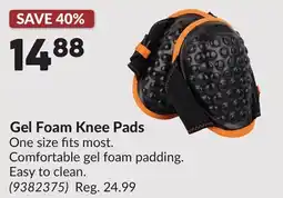 Princess Auto Gel Foam Knee Pads offer