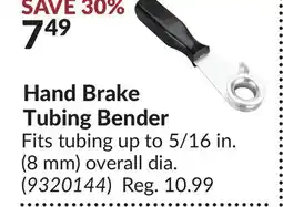 Princess Auto Hand Brake Tubing Bender offer