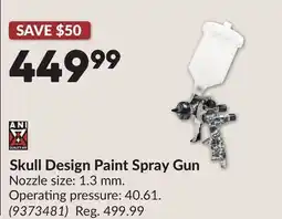 Princess Auto Skull Design Paint Spray Gun offer