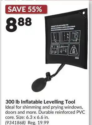 Princess Auto 300 lb Inflatable Levelling Tool offer