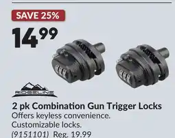 Princess Auto 2 pk Combination Gun Trigger Locks offer
