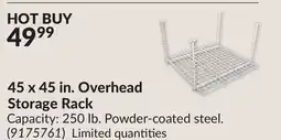 Princess Auto 45 x 45 in. Overhead Storage Rack offer