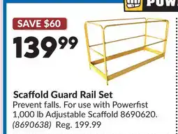 Princess Auto Scaffold Guard Rail Set offer