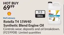 Princess Auto Rotella T4 15W40 Synthetic Blend Engine Oil offer