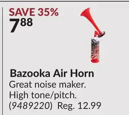 Princess Auto Bazooka Air Horn offer