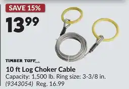 Princess Auto 10 ftLog Choker Cable offer