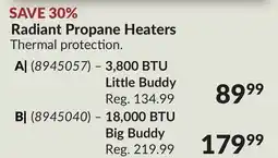 Princess Auto Radiant Propane Heaters offer