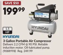 Princess Auto 3 Gallon Portable Air Compressor offer