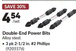 Princess Auto Double-End Power Bits offer