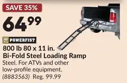 Princess Auto 800 lb 80 x 11 in. Bi-Fold Steel Loading Ramp offer