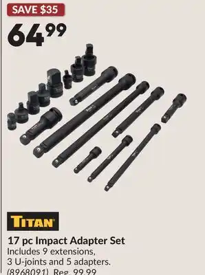 Princess Auto 17 pc Impact Adapter Set offer