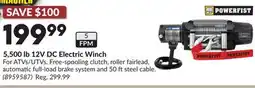 Princess Auto 5,500 lb 12V DC Electric Winch offer