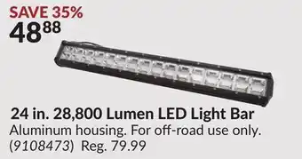 Princess Auto 24 in. 28,800 Lumen LED Light Bar offer