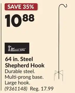 Princess Auto 64 in. Steel Shepherd Hook offer